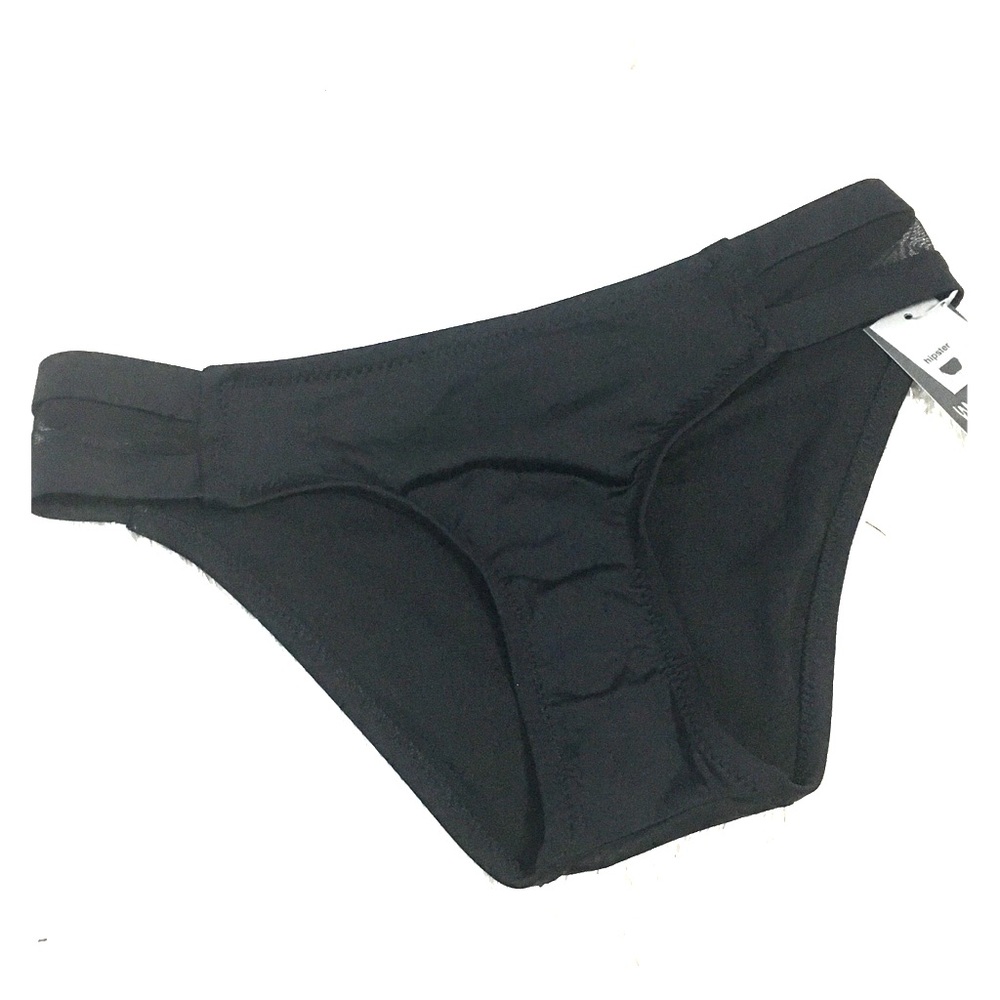 🍓 Mossimo Black Hipster Mesh Bikini Bottoms